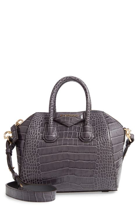 givenchy antigona croc mini|givenchy antigona price.